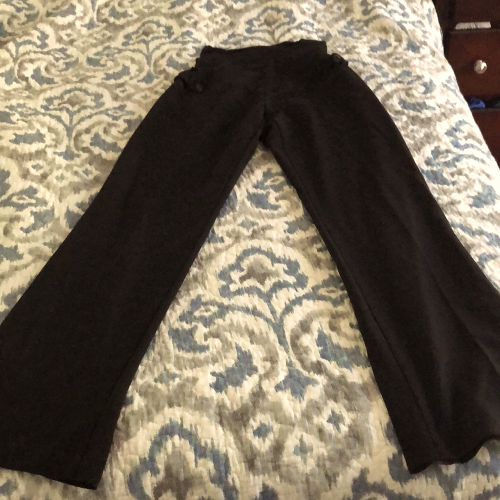 Maternity black dress pants size medium
